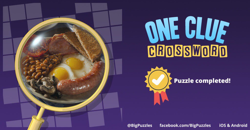 I completed a puzzle in One Clue Crossword. Play now for free!
onecluecrossword.com #OneClueCrossword