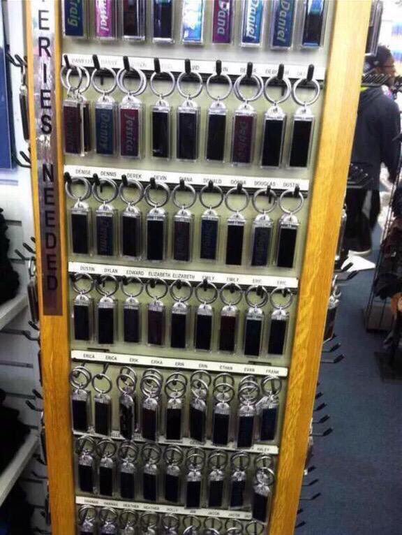 thefemaleboook's tweet image. #GrowingUpWithMyName never finding my name on any of these