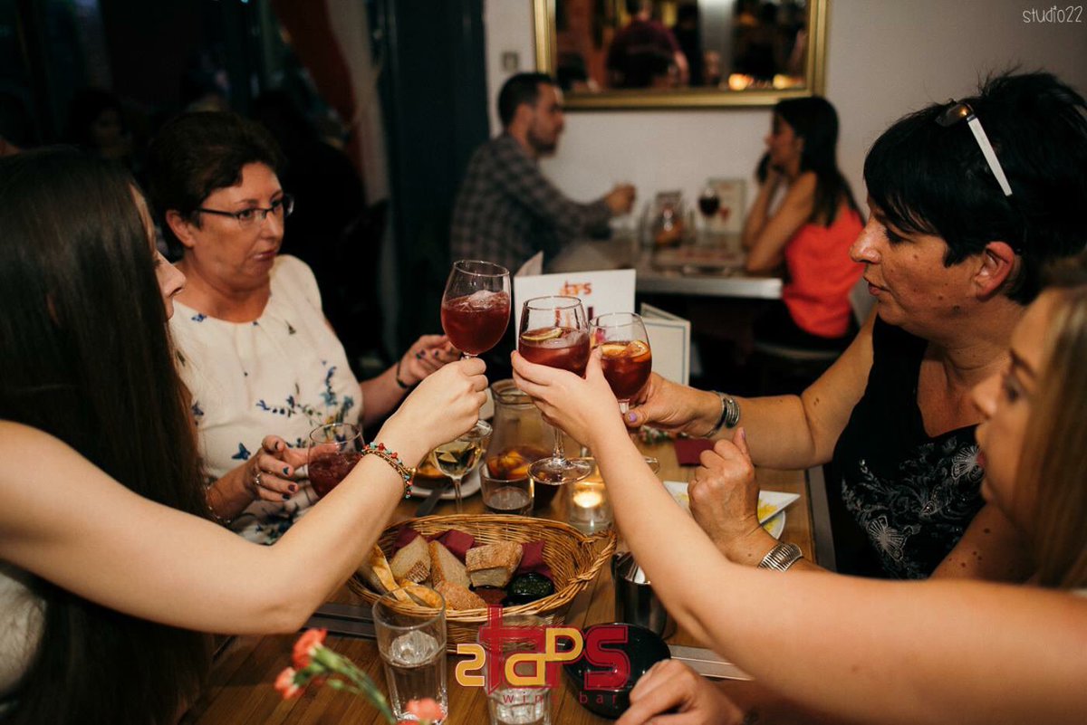 taps2winebar's tweet photo. Rain, sun or snow we've got you've covered. Grab your mates and your family and come get your tapas on! #lovelocal https://t.co/cNZtkjPnio