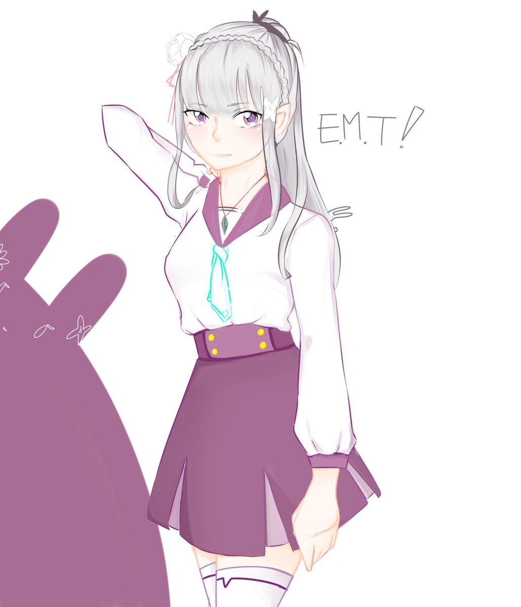 projectcodeYORU's tweet image. E.M.T 에미리아땅 마지 텐시 
+페텔기우스다음으로 첫인상 최악이 오늘 최고였다. (조연으로는)