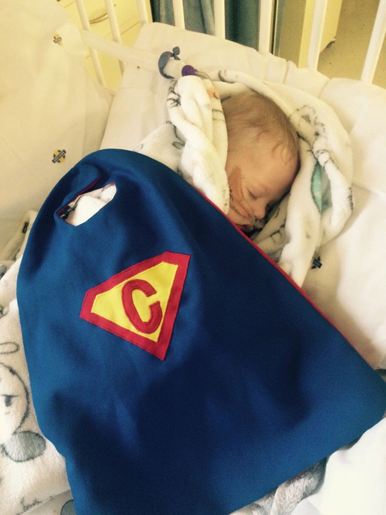 Help_4_Caylum's tweet photo. Our superhero taking a break! Let's get him home guys - donate at https://t.co/8p7o0FTFof #getcaylumtoboston https://t.co/LV6xFkPUn6