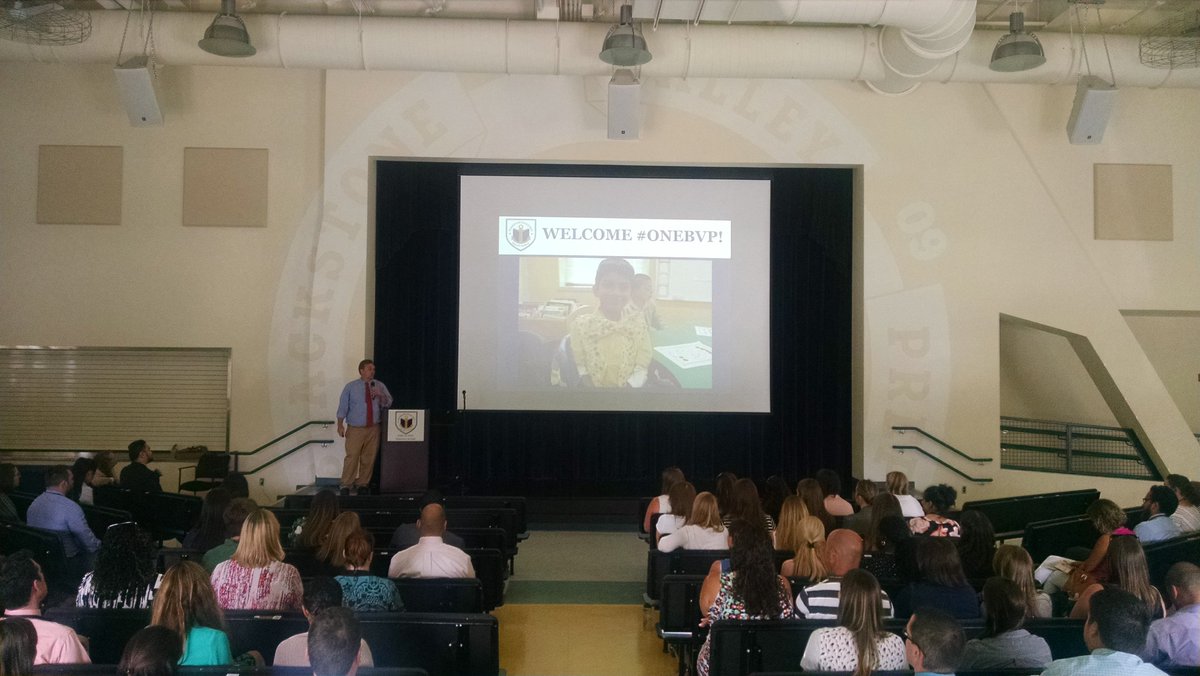 BVPrep's tweet photo. #welcomeback! We're so excited to have all of our staff back from summer break today. #oneBVP https://t.co/ogbS4NMila