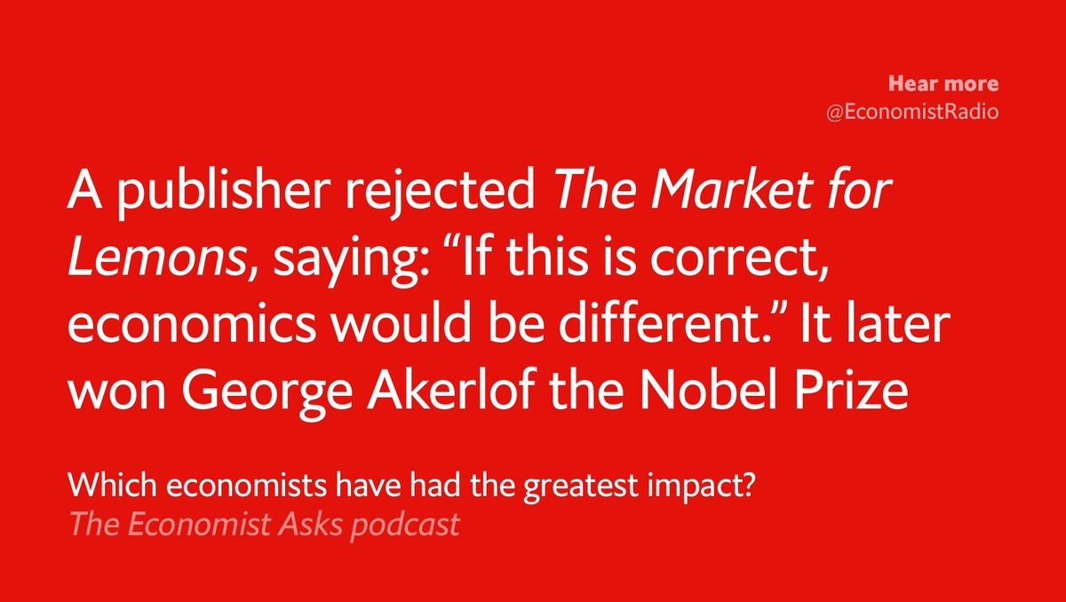 We take a look at the papers that have transformed economics and the thinkers behind them econ.st/2aGHF6C