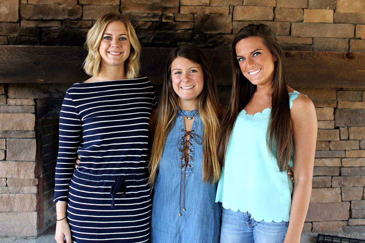 Meet these senior Rho Gammas! From left to right: Tori, Taylor and Kaitlyn!
