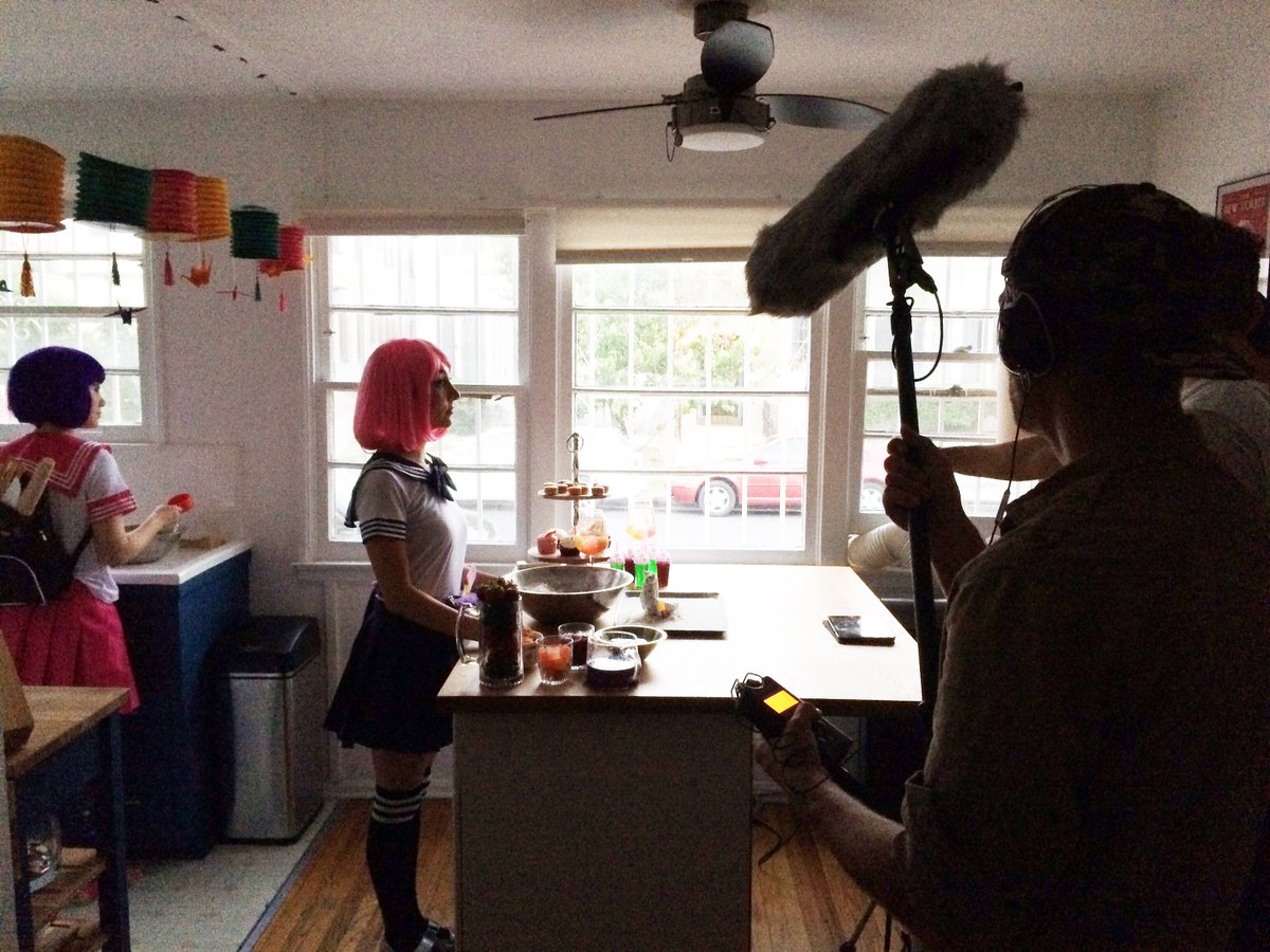 FUMZSeries's tweet photo. Production began #yesterday on #SeasonOne of Fuck You, Mark Zuckerberg!  In the #kitchen with #Sparrow and #Michelle https://t.co/W0OxHZEdh5