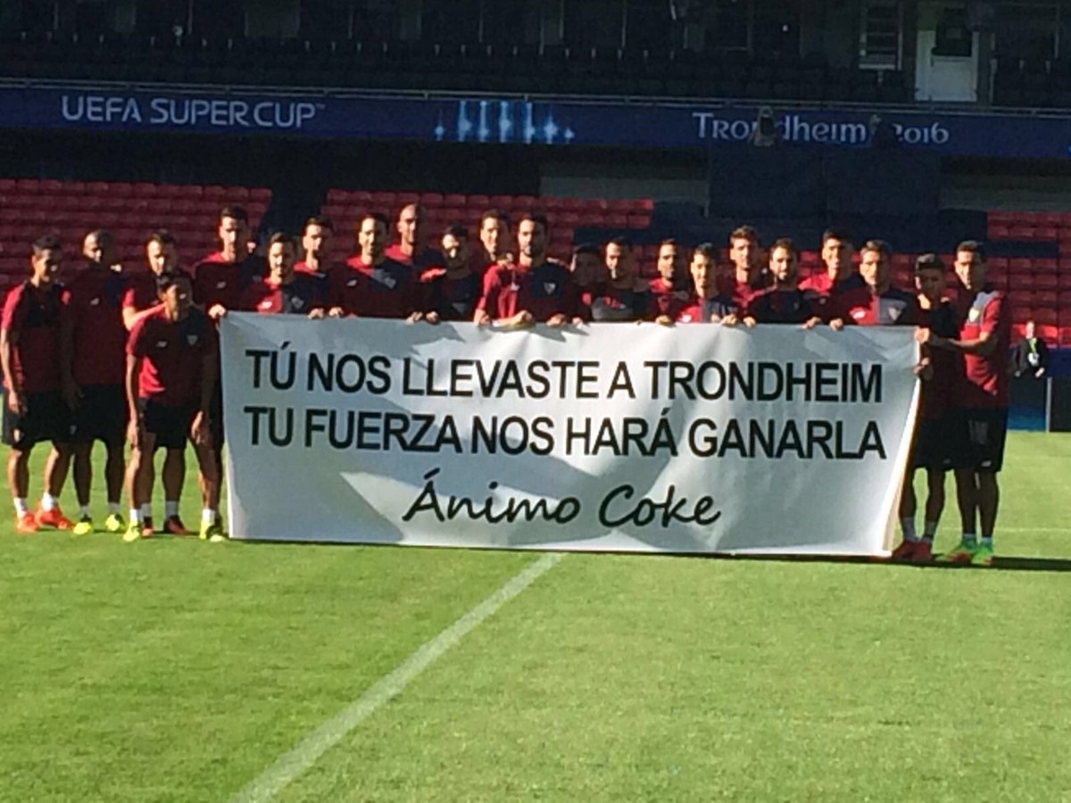 Tu legado es imborrable, tus valores permanecen en nuestro vestuario. Lo haremos por ti. #ÁnimoCoke ⚪️🔴