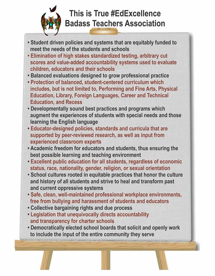 What does #EdExcellence mean to you?  Here is what it means to BATs