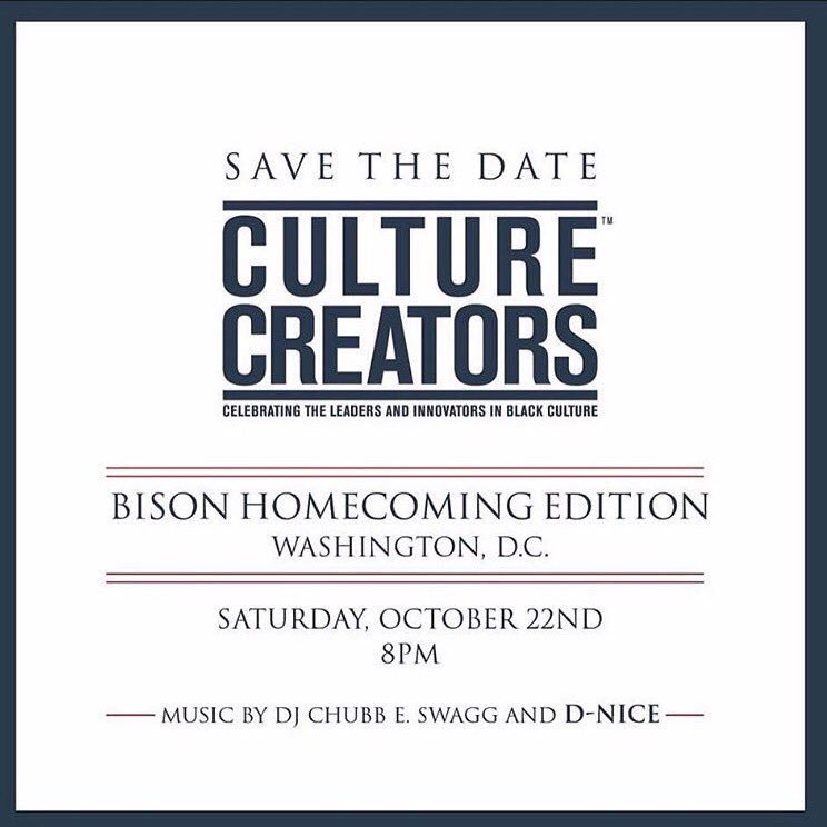 DjChubbESwagg's tweet photo. Howard Homecoming this year we not playing fair #ThousandBottles #CultureCreators #BandoBlockParty ON SALE NOW https://t.co/sPyXkhHgis