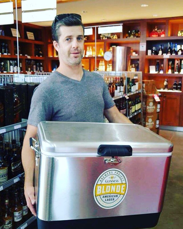 Another awesome win here at <a href="/LiquorPlanet/">Liquor Planet</a> ! Congrats Steve on your new <a href="/guinness/">Guinness</a> blonde cooler!