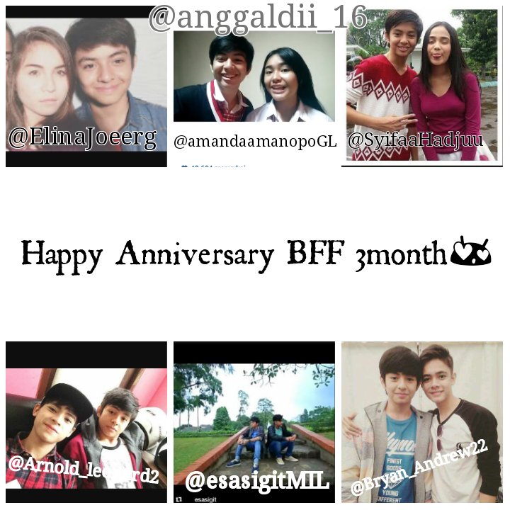 anggaldii_16's tweet photo. Happy anniv 3rdmonth BFF☺
@amandaamanopoGL @ElinaJoeerg @SyifaaHadjuu @Arnold_leonard2 @esasigitMIL @Bryan_Andrew22 https://t.co/kqhhZ8FWsA