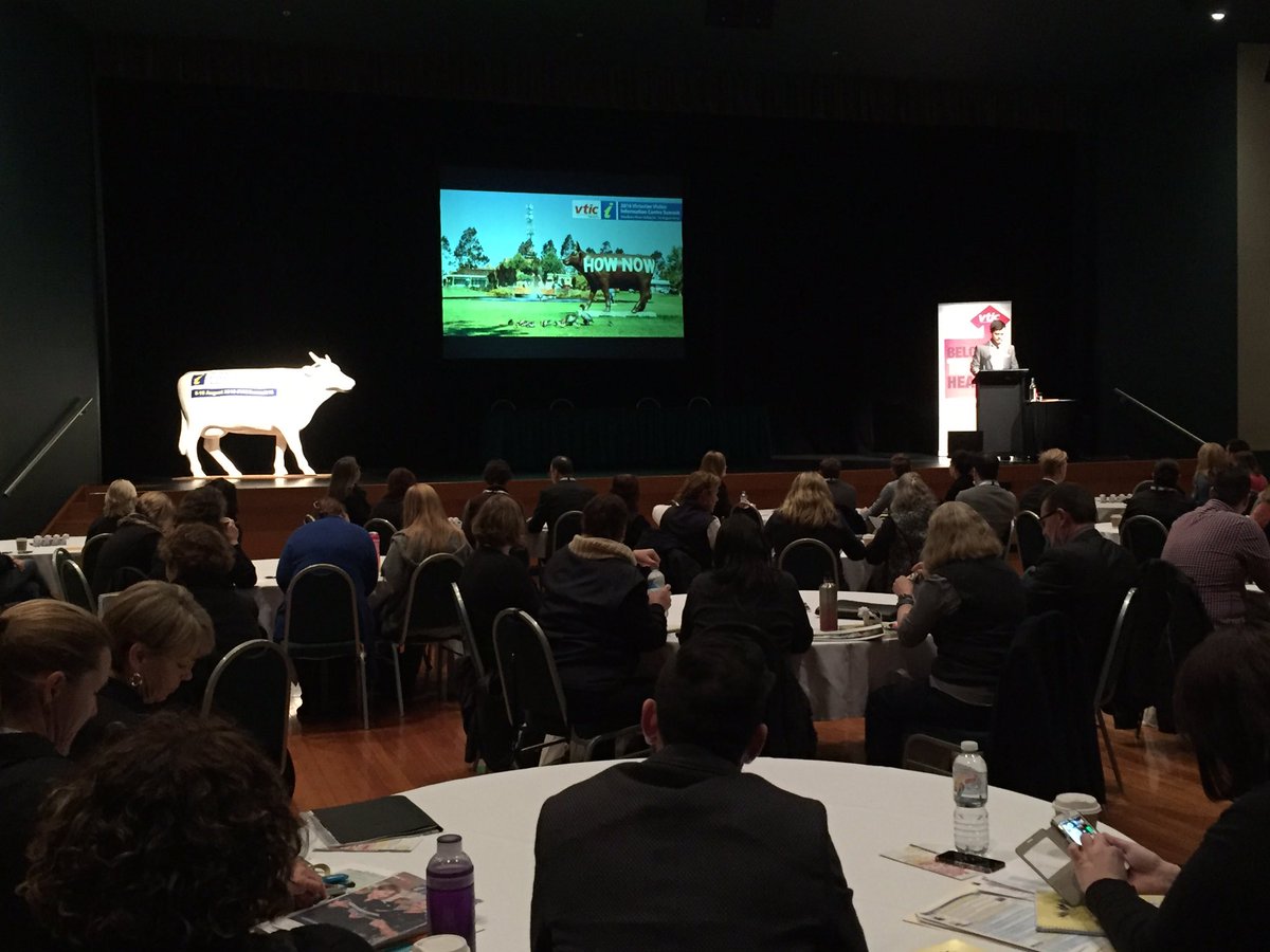 mhamilton74's tweet photo. Things r 'moo' vn here at VICSummit16 with a packed attendance &amp; amazing program https://t.co/xdcWCMA2VG