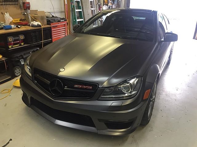 StudioGraphicsM's tweet photo. C63 AMG Satin Grey full wrap

#m3preferred #villestlaurent #lavalle #westmount #quebec #installer #benz #c63 #amg https://t.co/F68VgOrzDF