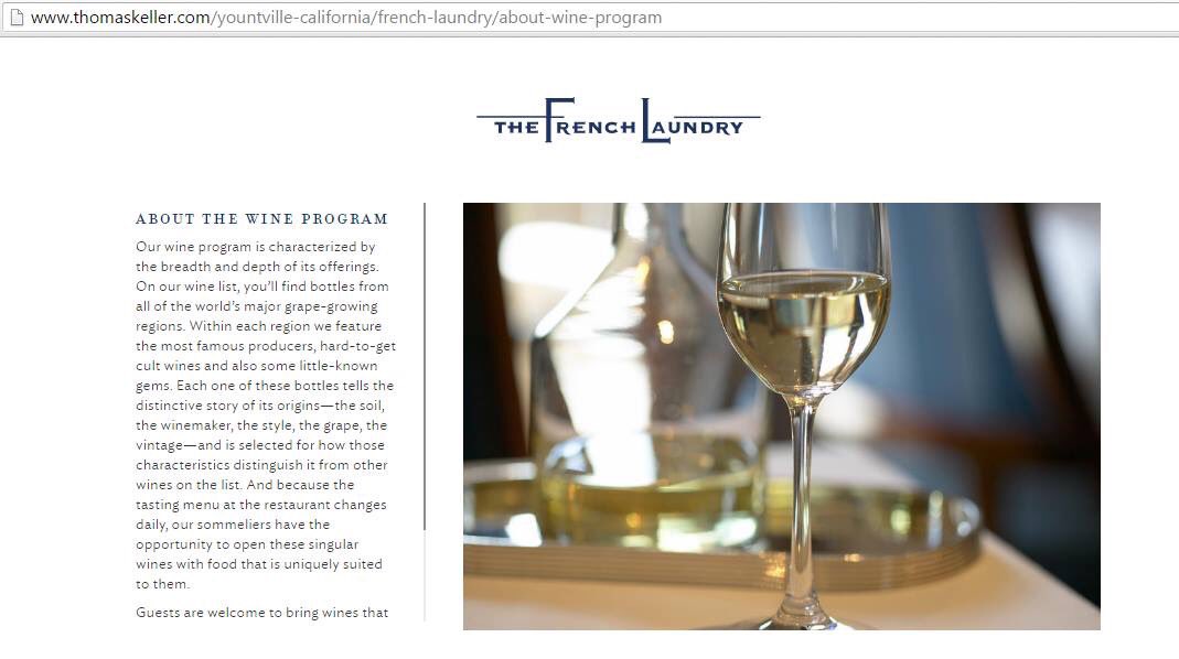 Our Wine Is being added to the exclusive list at the <a href="/q_frenchlaundry/">French Laundry (rest</a> #tempranillonebbiolo <a href="/Coronadelvalle/">Corona del Valle</a>