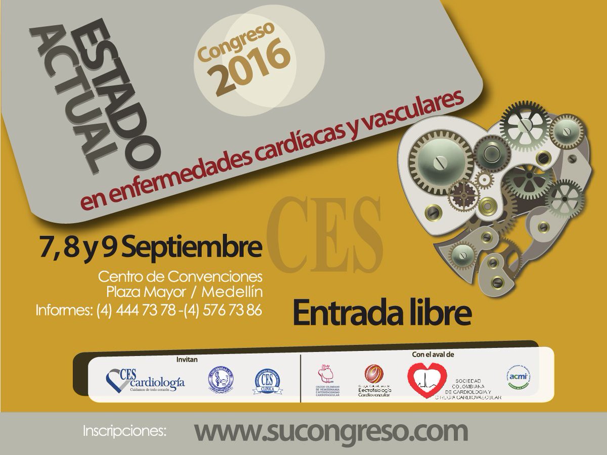 ClinicaCES's tweet photo. Conoce la programación del Congreso e inscribirte aquí: https://t.co/SyJjlvLnEc
#ClínicaCES https://t.co/FEheo9FS5R