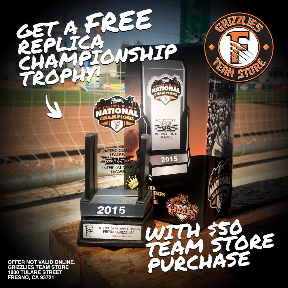 fresno grizzlies team store