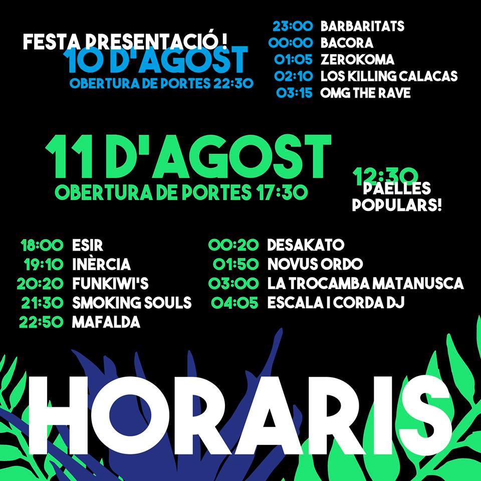 Poma_Rock's tweet photo. ACÍ ESTAN ELS HORARIS 📢 #PomaRock2016 #GanesDeFesta #Concerts https://t.co/y4xiAge7I8