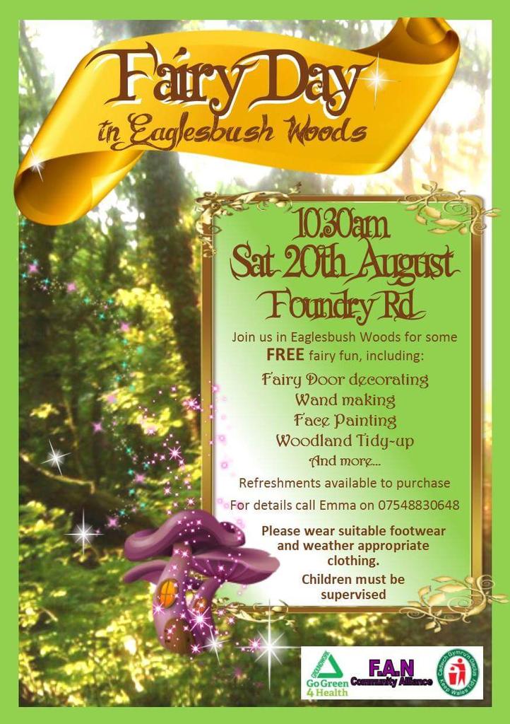 Bit of family fun at Eaglesbush on the 20th. Please share this poster, and come along to it if you can! #loveneath