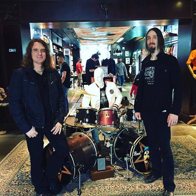 MetalheadsUK's tweet photo. .@ellefsondavid and @VerbeurenDirk visit the Cavalera store in Sao Paulo.
#DystopiaTour
Ph: https://t.co/yjSYOlP4Q8 https://t.co/WP7U0zSEz9
