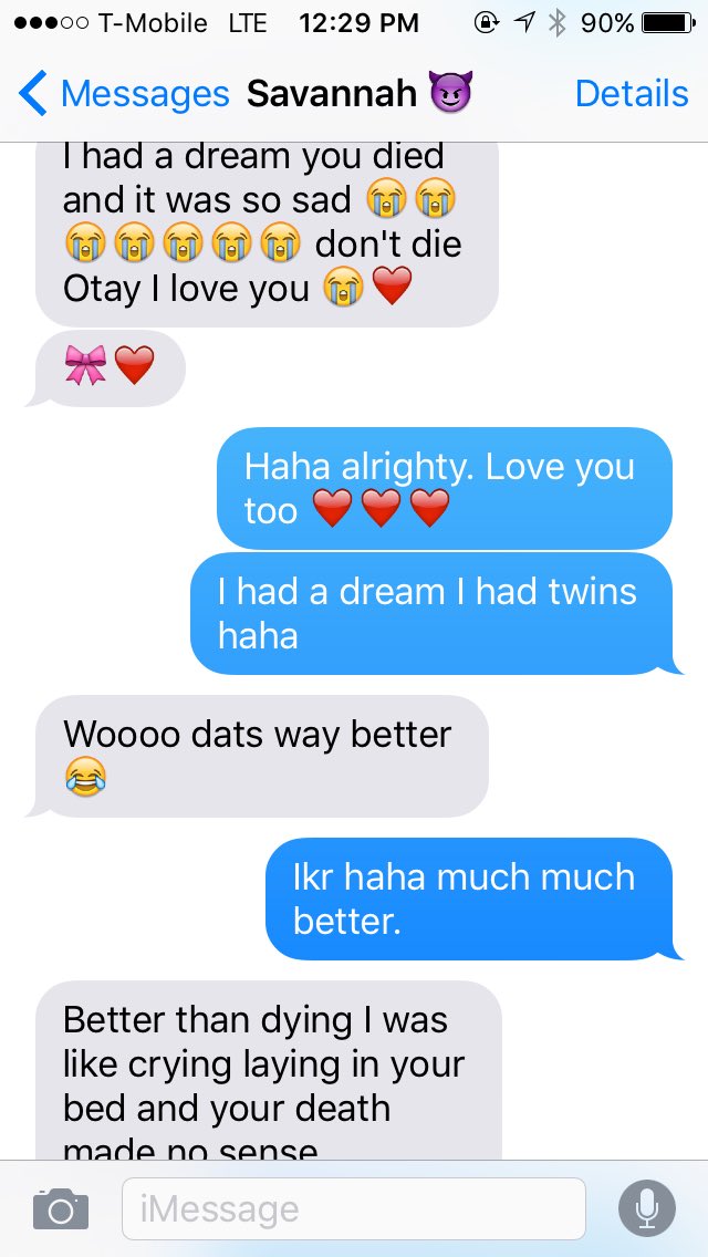 ashleyf54's tweet photo. Our conversations 😂😂 https://t.co/Z8TSuKQaKU