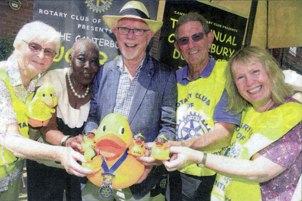 Duck Race on 28 Sept. Ducks on sale at Fitzgerald Jewellers Burgate &amp; <a href="/iconiccbury/">IconicJewelleryStore</a>. DR sponsors @GardnerCroftLLP