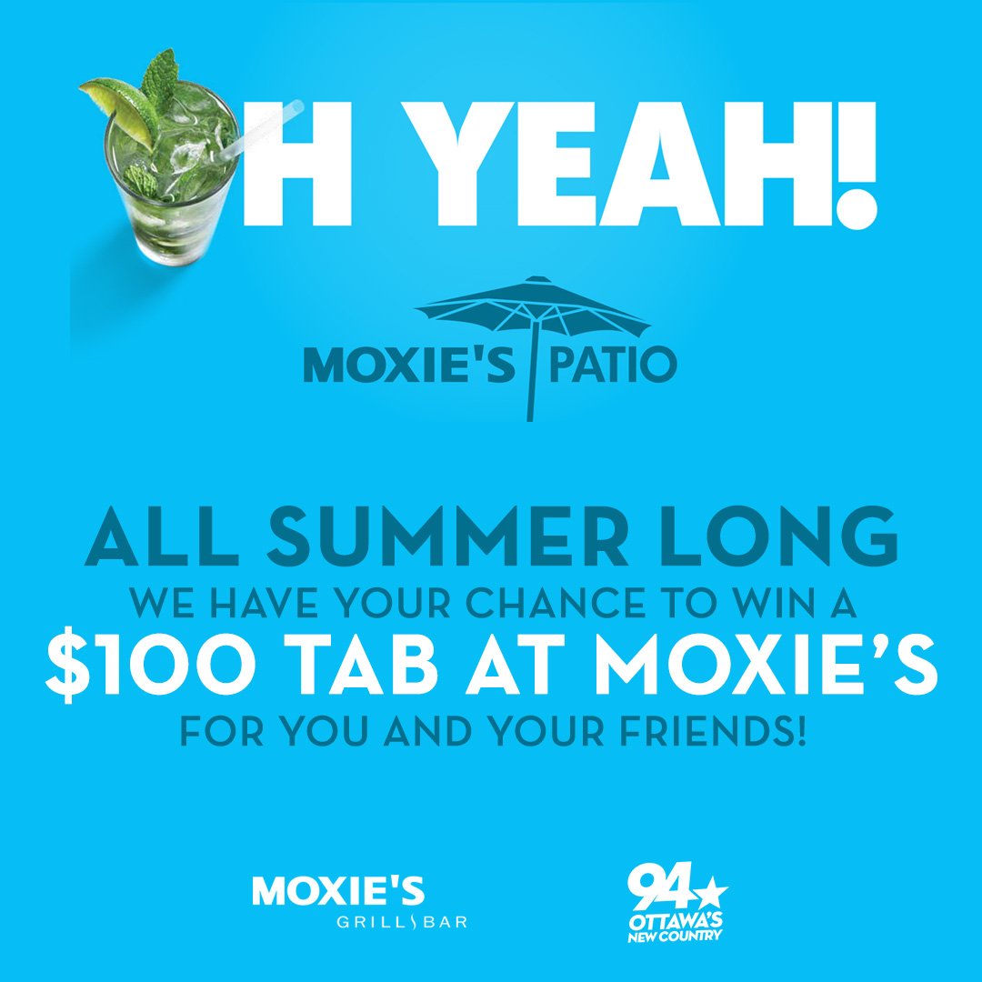 PureCountry94's tweet photo. RETWEET and follow @moxies_gloucest for your chance to win a $100 tab this Thursday for you and your friends on us! https://t.co/sho44TRJjP