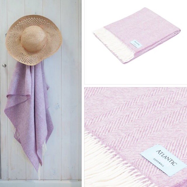 atlanticblanket's tweet photo. Our Lilac Lambswool Throw is the perfect extra layer for summer. Wrap it over shoulders or sofas. #summerlayers https://t.co/strbwaPU1e