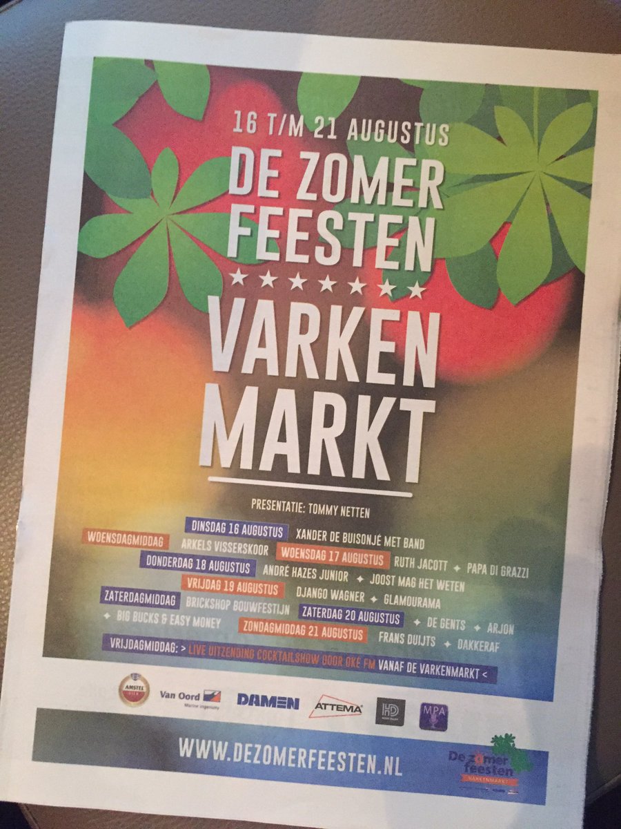 ZFVarkenmarkt's tweet photo. Woe bijlage bij @GorkumseKrant de Zomerfeesten Varkenmarkt krant! Graag extra aandacht voor achterpagina... https://t.co/E5XfSPdy64
