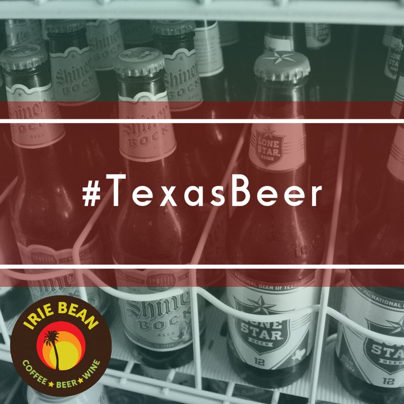IrieBeanAustin's tweet photo. It's hot, y'all. Cool off with a classic Texas beer from @ShinerBeer or @atx_lonestar! #ATX #LiveLoveBeIrie #BeIrie https://t.co/QaGeC76Lie