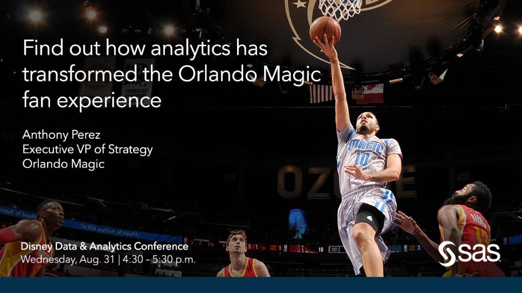 SAS_CI's tweet photo. Sneak peek @perez2k from @orlandomagic @DDAConference Game Changing #Analytics https://t.co/V2Uvy7V9R3 https://t.co/tCQYKHwcke