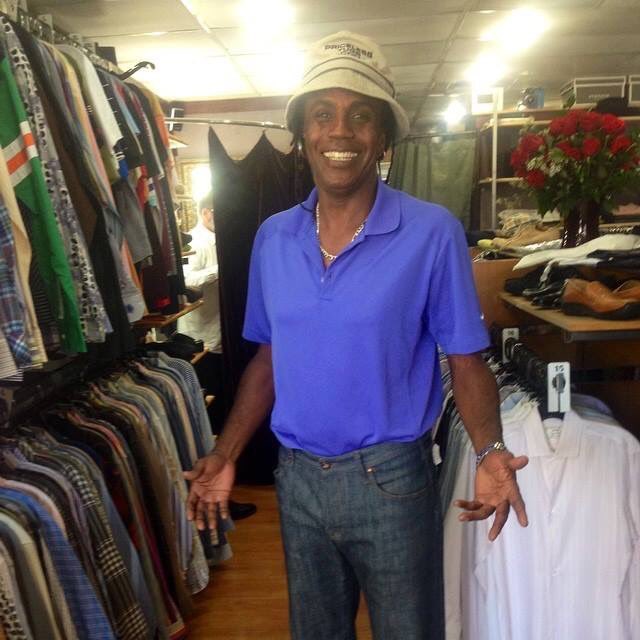Chk out #MayorGoldieWilson of #BackToTheFuture looking fab @ArmaniWells! #BTTF #ClaudiaWells #JenniferParker's store