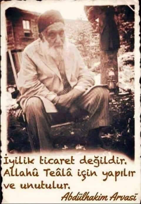 İyilik; ticaret değildir! 
        Allahû Teâlâ için yapılır ve unutulur!