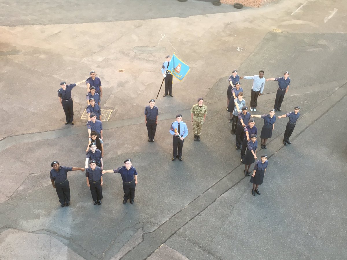 75th anniversary torch is spending the night at the start of it all 1F Sqn @eDofEaircadets #atc75torch #SEMWWhoweare