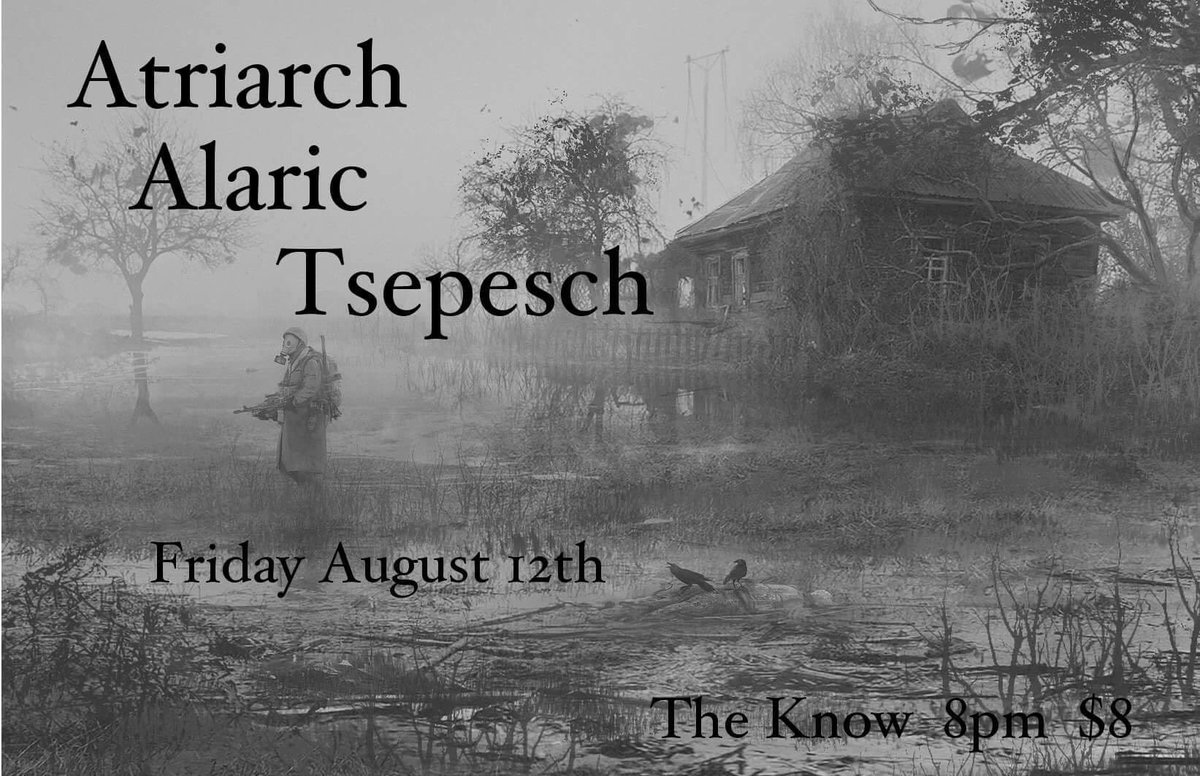alaricband's tweet image. PDX on 8/12 at The Know. #atriarch #tsepesch #theknow @OfficialNeurot