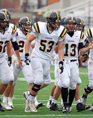 UA_Ice_Hockey's tweet photo. Good luck to Junior teammate @jakeevans40 this fall playing @UAMensFootball. #PlayMean #LayTheWood https://t.co/p5hMi9oae4