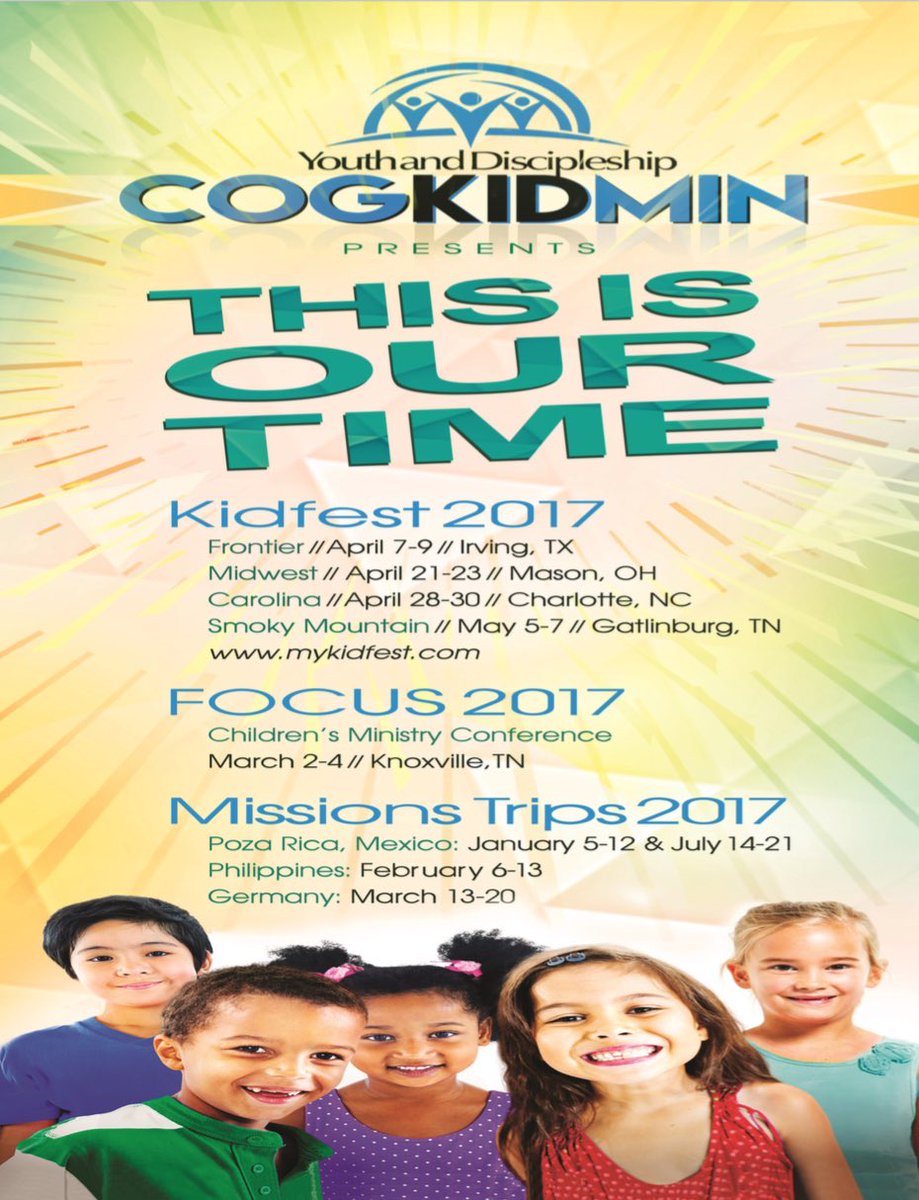 Get ready for an amazing time this coming spring!! #cogkidmin #kidfest2017