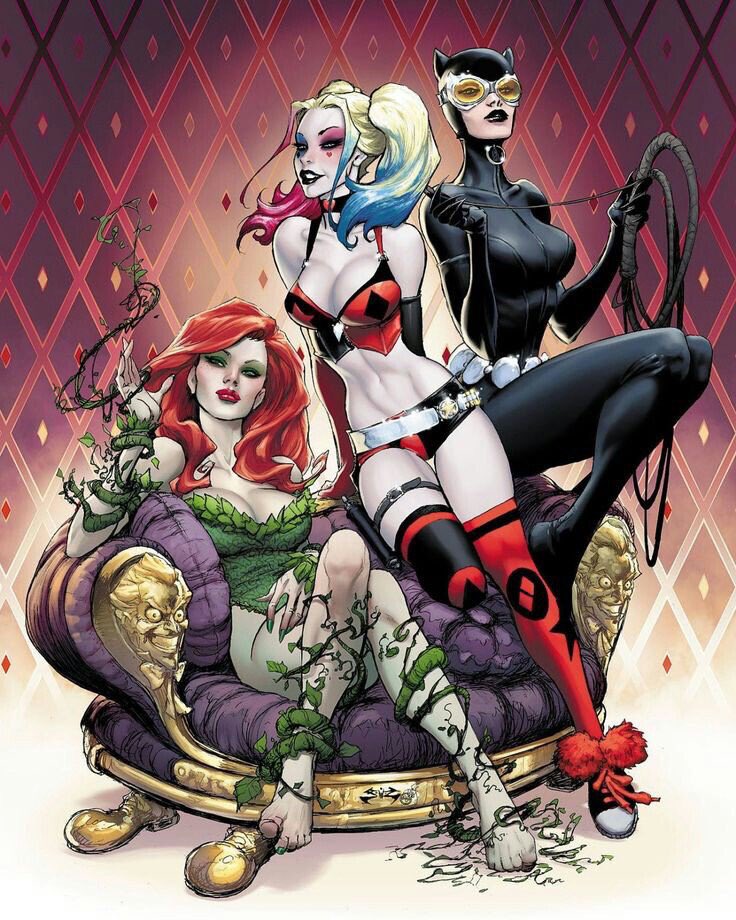 "The queens of Gotham City."