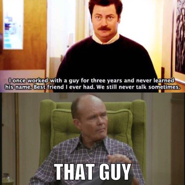 EllanaGrace's tweet photo. Legends.  
#meme #that70sshow #parksandrec #ronswanson #redforman #comedy https://t.co/S1b1TTaa3U