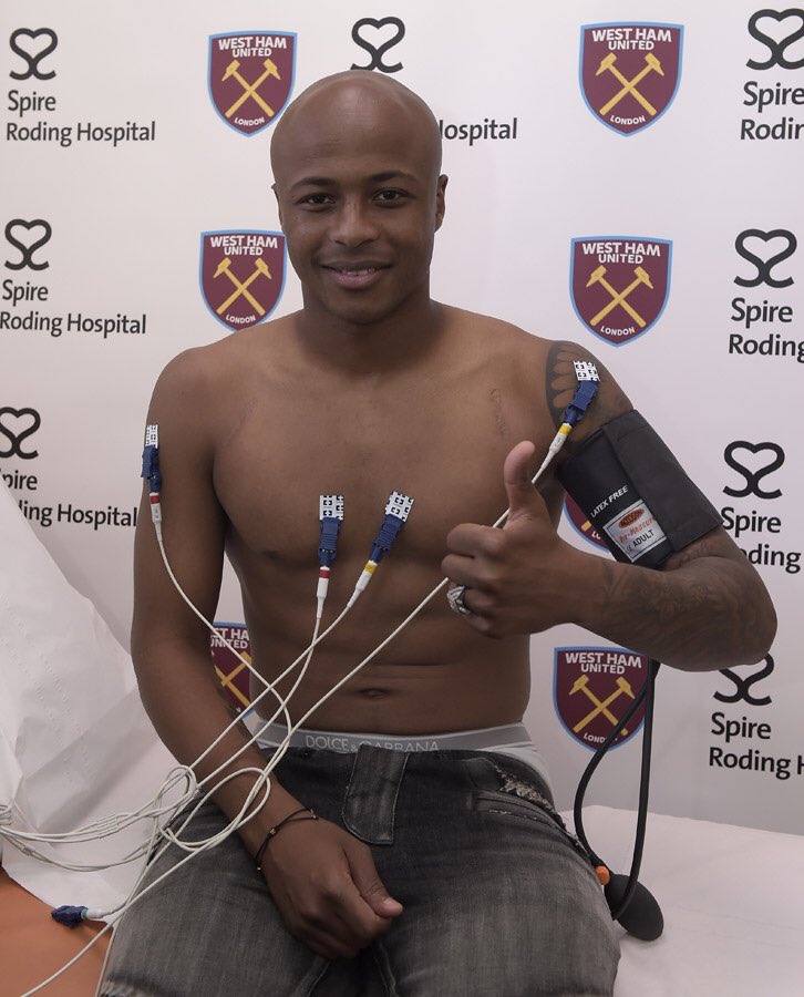 davidgold's tweet photo. I am delighted to announce the transfer of outstanding Ghana forward Andre Ayew for a Club-record £20.5M fee. dg https://t.co/4Hh4aCsgmG