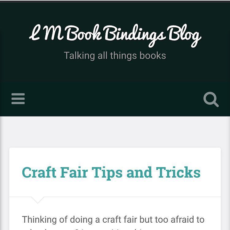 LMBookBindings's tweet photo. NEW BLOG POST! Tips and tricks to a craft fair. For thoese thinking of selling at a fair b… https://t.co/ipEiMLybAx https://t.co/QUiGstnpbU