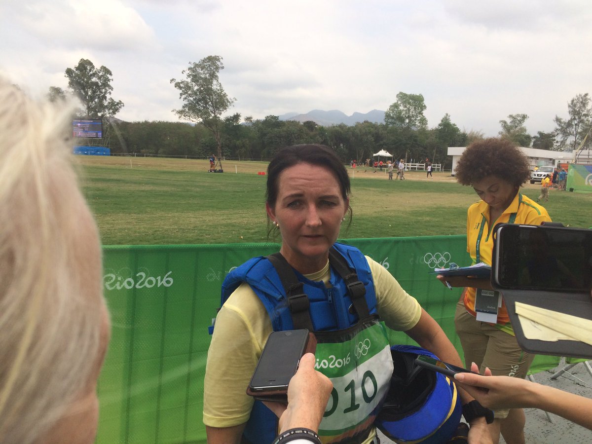 Linda Algotsson tillbaka i tävlingen efter korrigerat resultat. #Rio2016 #eventing