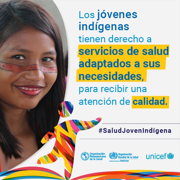 #9AGO Día Internacional de los Pueblos Indígenas 
Participa en #TweetChat sobre  #SaludJovenIndígena 11:30-12:30 m