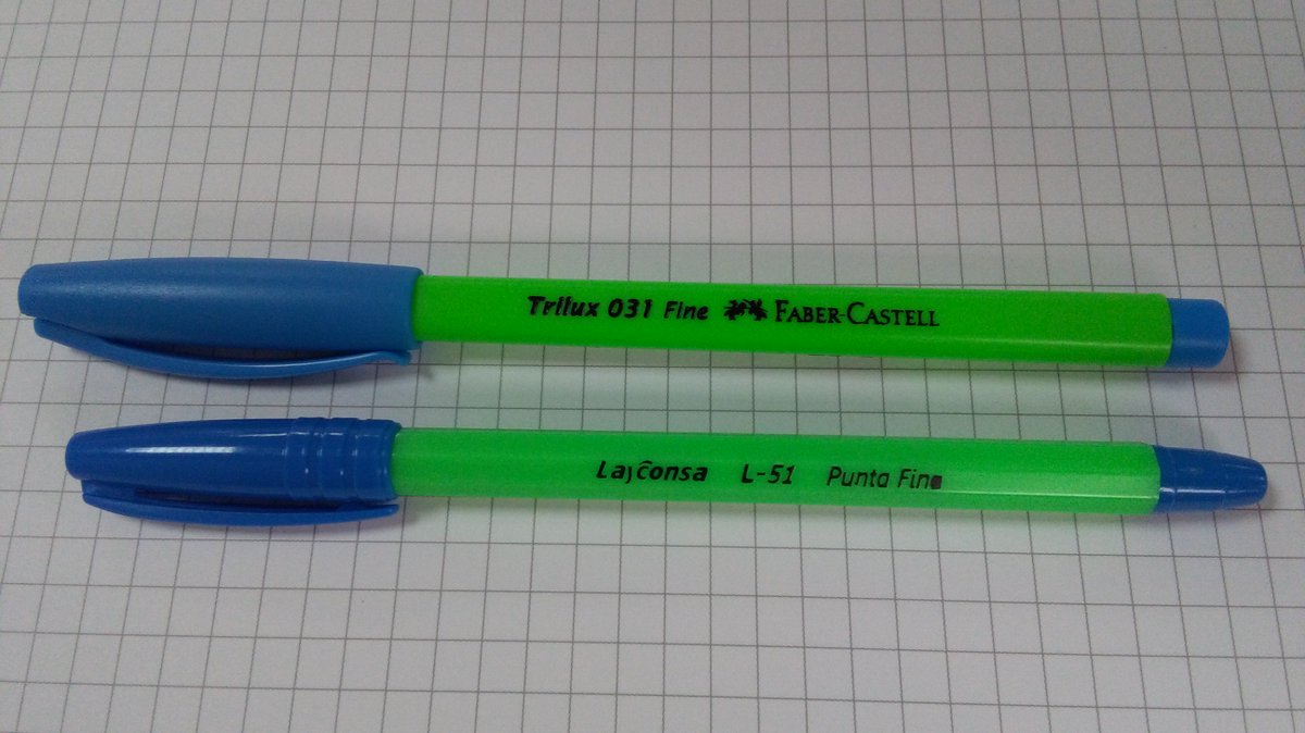 Sololapiceros's tweet photo. SHOWDOWN: @FaberCastellPer Trilux 031 VS #Layconsa L-51 https://t.co/UI9ejJmlGb. Llegó el momento de la verdad!! https://t.co/zFMOpcTCm2