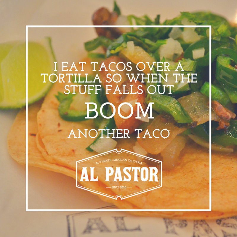 A tacos dinner will make any Monday better! We're open...just saying.