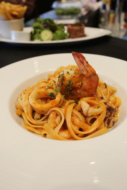 OssianoCuisine's tweet photo. Life is a combination of magic and pasta! #Magic #Pasta #Jumbo #Shrimp #CarbLovers #Ossiano #MtlFoodies https://t.co/9JgYF4R3vY