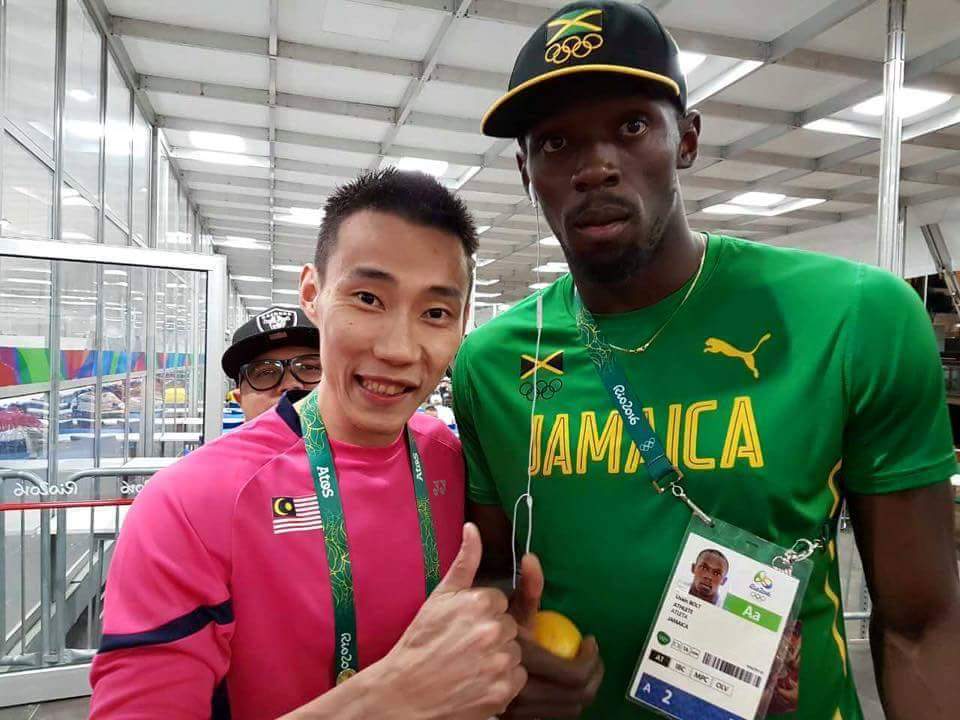 MyNewsNetwork7's tweet photo. 2 World Best. #Malaysia's @LeeChongWei &amp; #Jamaica's @usainbolt at #Rio2016 #RioOlympics2016 https://t.co/pumFvrTwGG https://t.co/iN4r9h0AyB