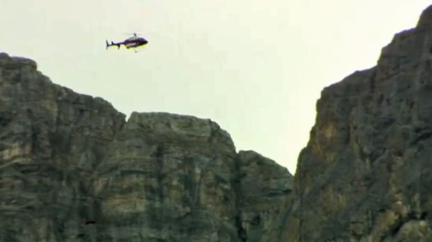 CTVCalgary's tweet photo. Body of BASE jumper found near Canmore 
https://t.co/ccHBHKPT5D https://t.co/bISfukvQLS