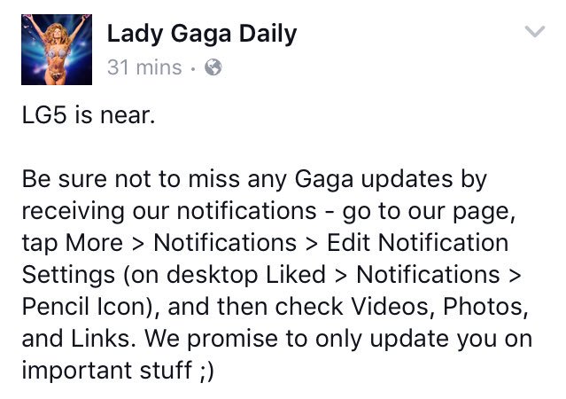 Gagas_Fandom's tweet photo. I'm not feeling good. Finally. It's time. Gaga is back … #LG5 https://t.co/tjb2YHAM5a