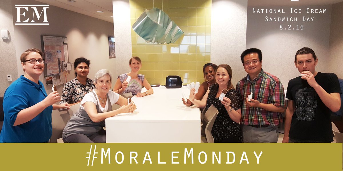 EngleMartin's tweet photo. #EngleMartin enjoyed #icecream treats 4 #NationalIceCreamSandwichDay last week! #MoraleMonday #OldiebutGoodie #EMway https://t.co/9u5upNzuRJ