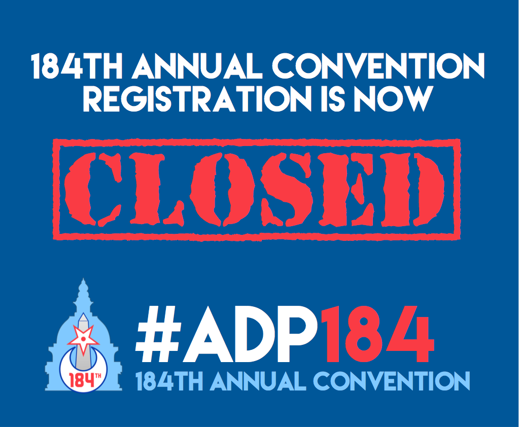 AlphaDeltHQ's tweet photo. Registration for #ADP184 in #DC is closed. Limited qty of event tickets are available. Please contact HQ for info. https://t.co/p8Pw9O8Xai