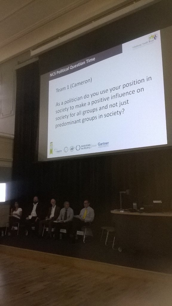 vincemaple's tweet photo. Home from brilliant NCS Political Question Time. Many challenging and insightful questions from 17 team #NCSFirst https://t.co/M95T2p2fbv